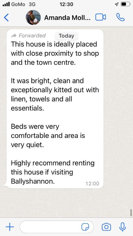Entire 3 Bedroom House Ballyshannon Town Centre Exteriör bild
